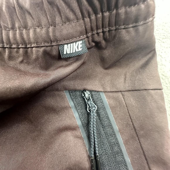 Nike Pants Mens Large Brown Tech Woven Commuter Zipper Pockets DH4224 - Picture 6 of 16